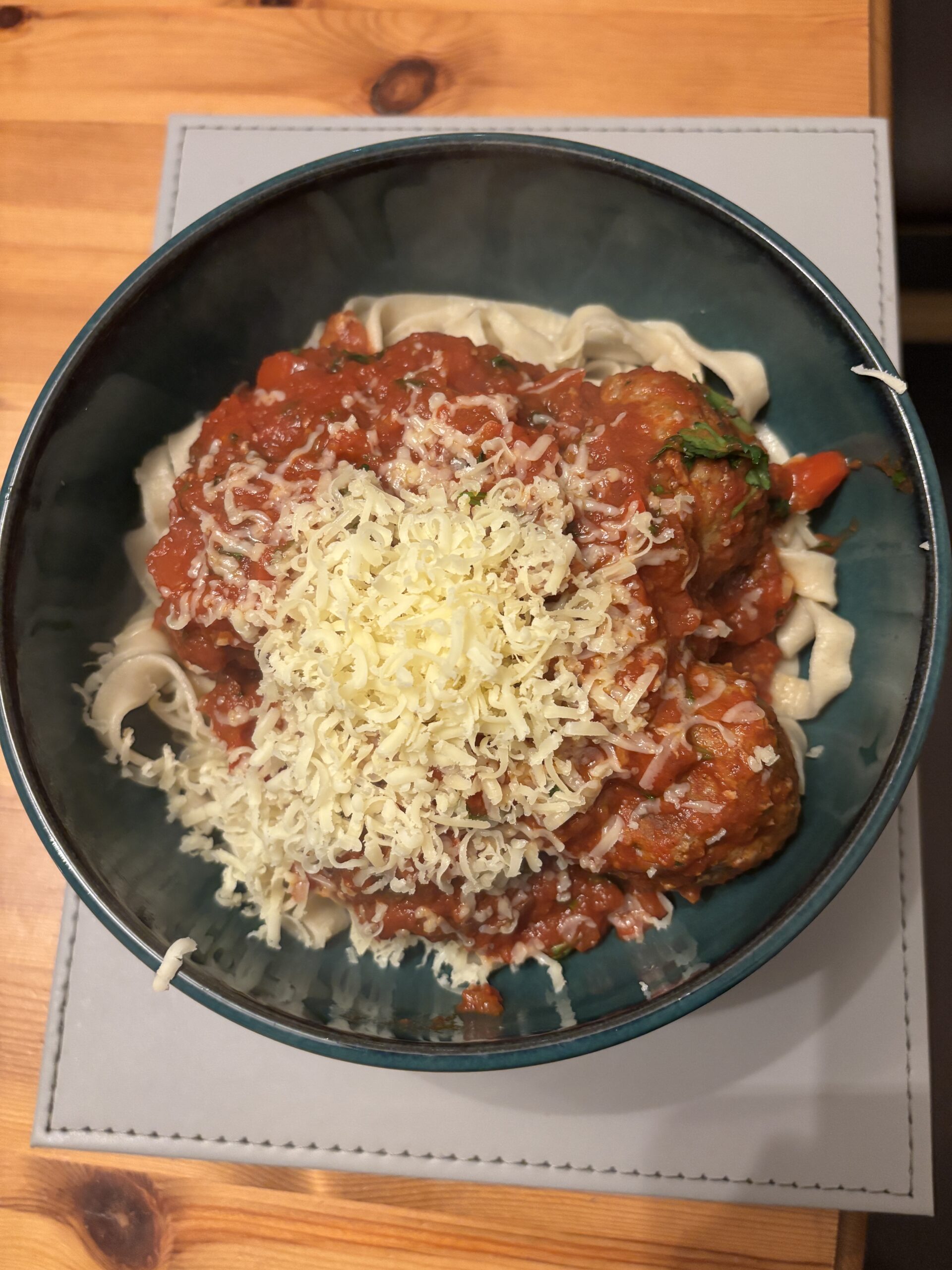 Amazing meatballs and home made pasta